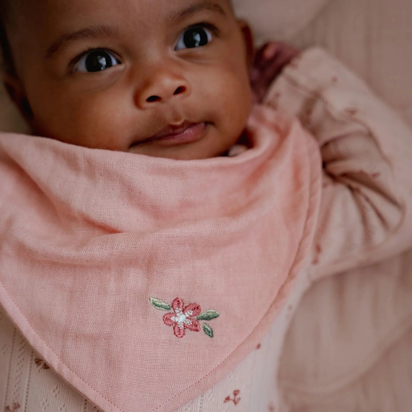 Little Dutch Set di 2 Bavagline Bandana in mussola - Pink Essentials