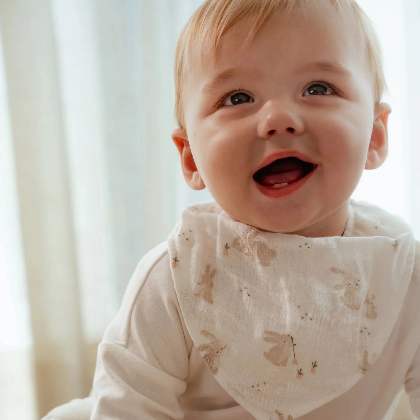 Little Dutch Set di 2 Bavagline Bandana in mussola - Baby Bunny