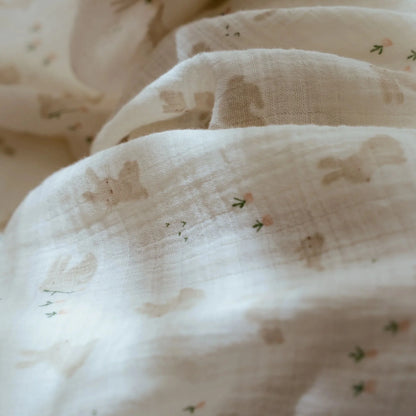Little Dutch Swaddle in Mussola 120 x 120 cm - Baby Bunny