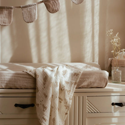 Little Dutch Swaddle in Mussola 120 x 120 cm - Baby Bunny