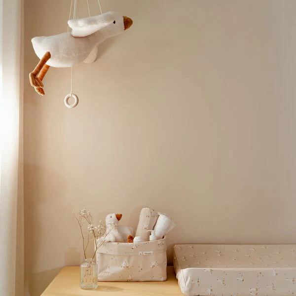 Cestino portaoggetti Little Dutch – Little Goose Bianco (Large)