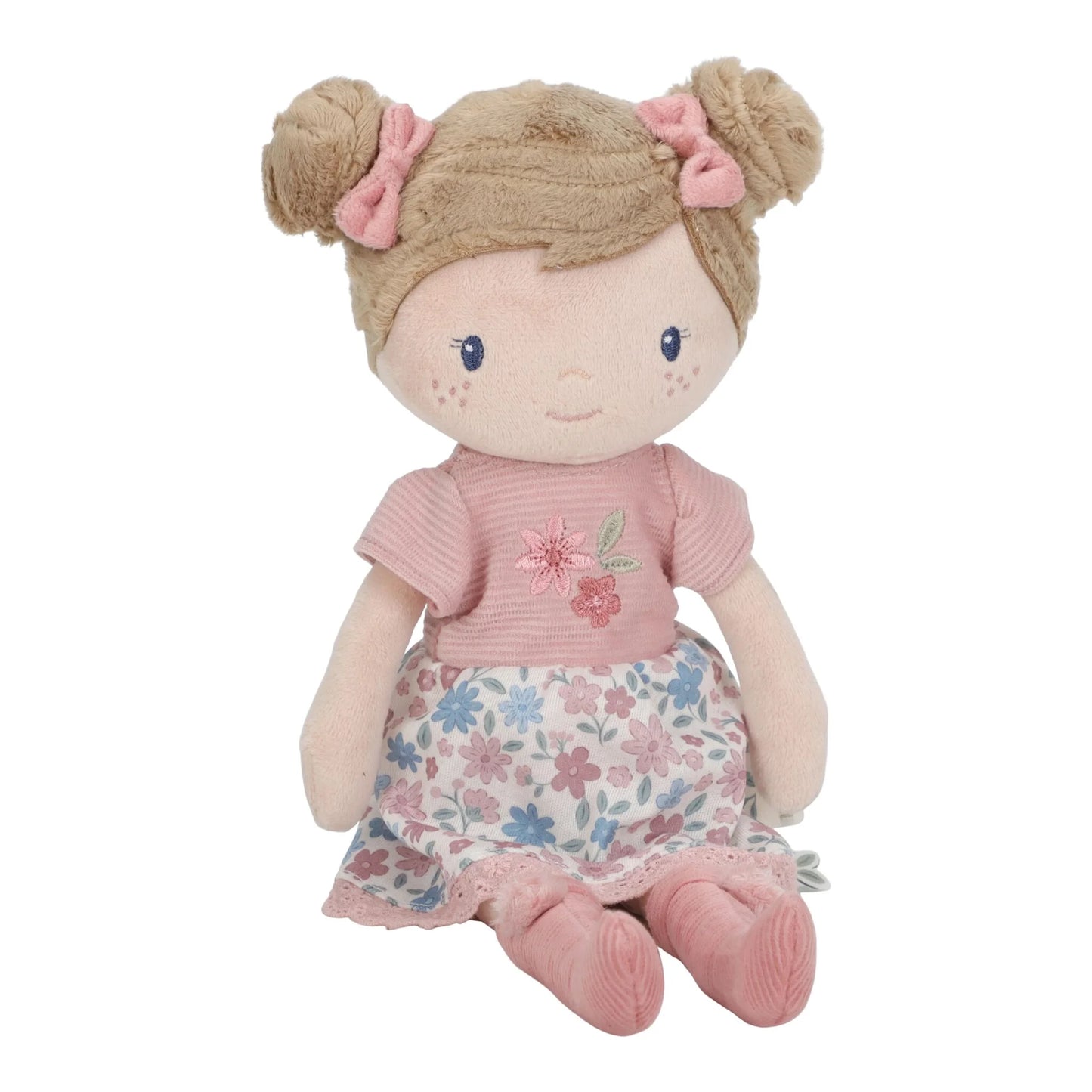 Bambola Rosa Little Dutch 35 cm – Bambola Morbida per Bambini con Vestitino Floreale