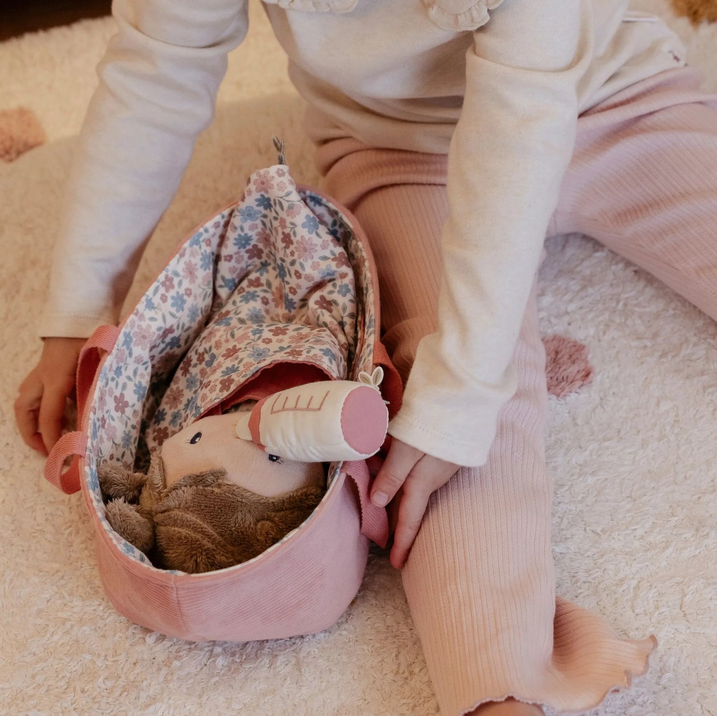Little Dutch Bambola Baby Rosa con Culla e Accessori