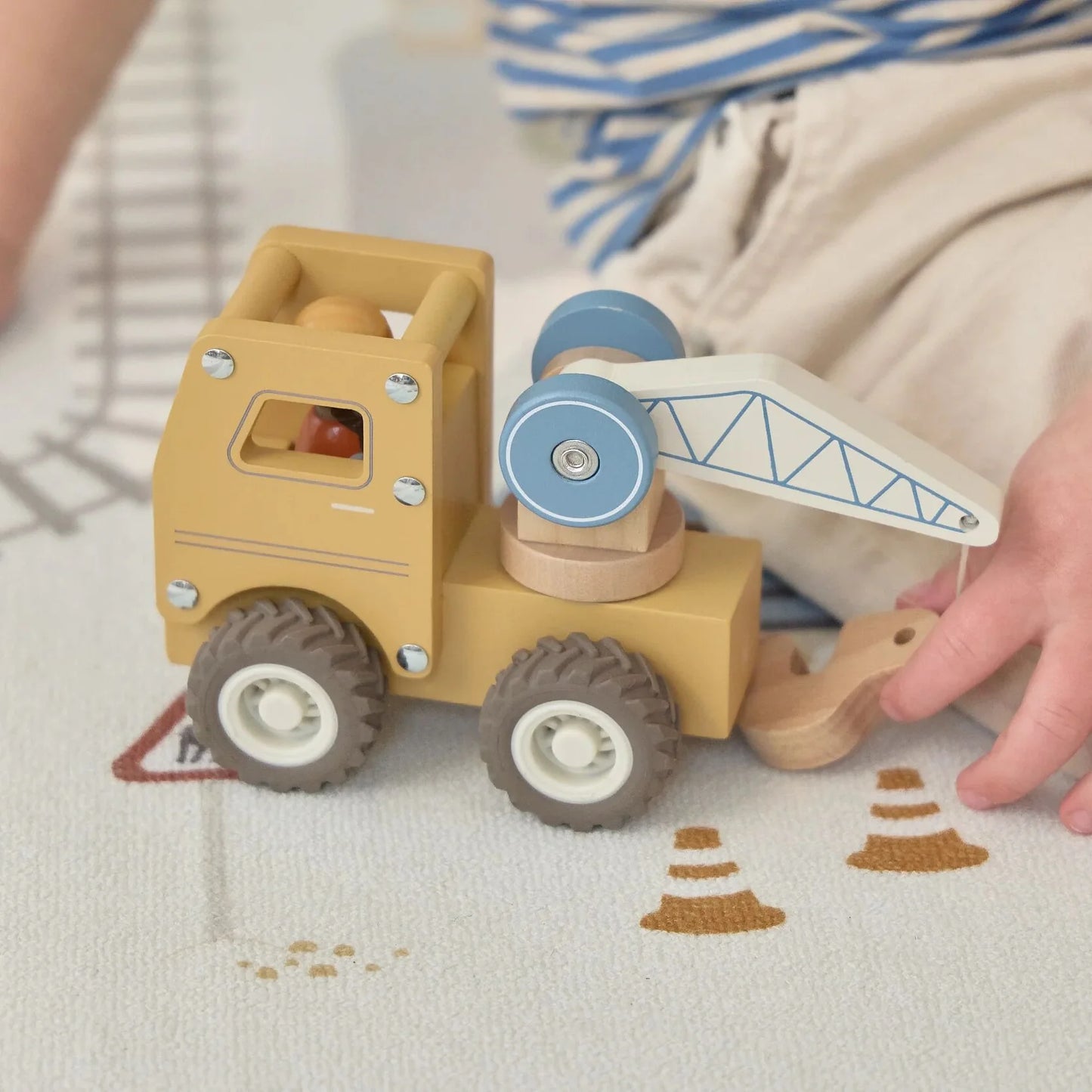 Tappeto Gioco Strade Beige – Little Dutch