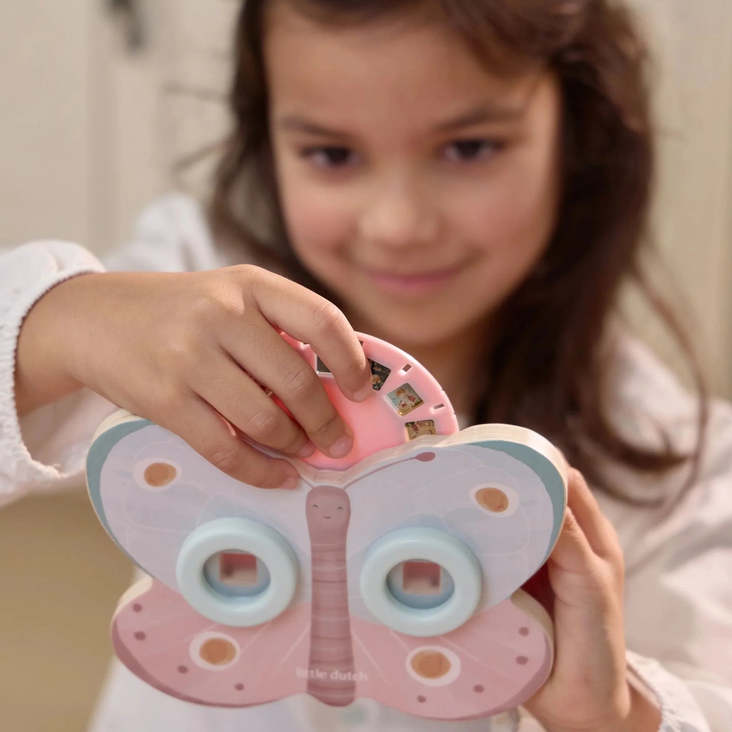 Little Dutch Visore  storie bambini Farfalla  - Story Viewer Farfalla – Rosa (3+)