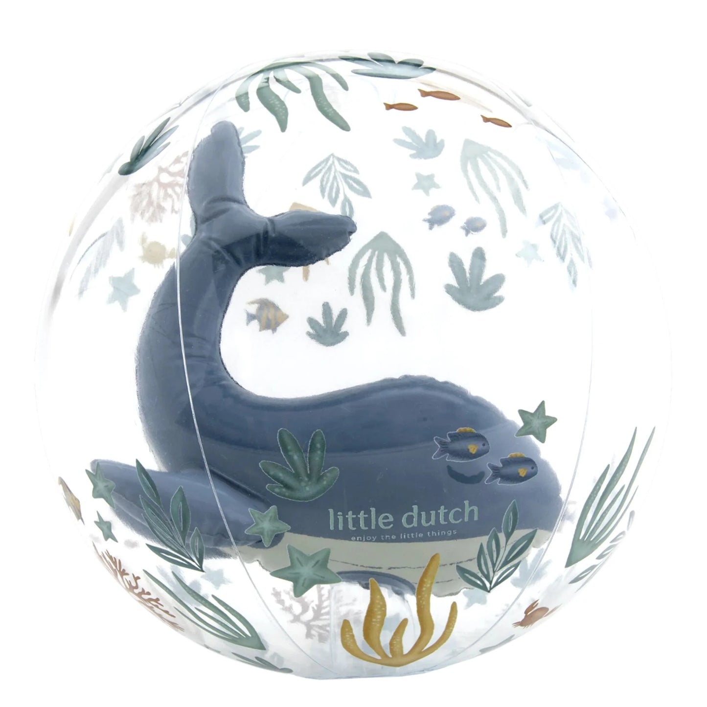 Little Dutch Pallone 3D  Balena Ocean World 35cm – 2+