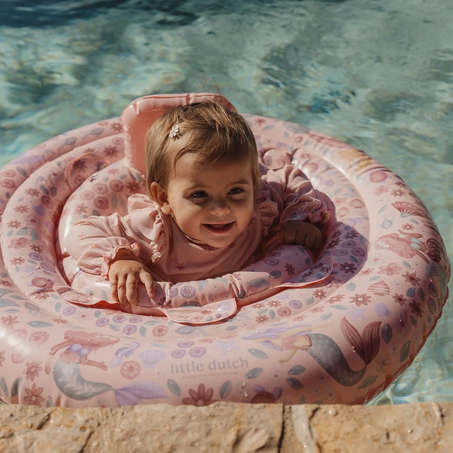 Salvagente Baby Float Little Dutch Dreamy Mermaid Rosa – 6-12 mesi