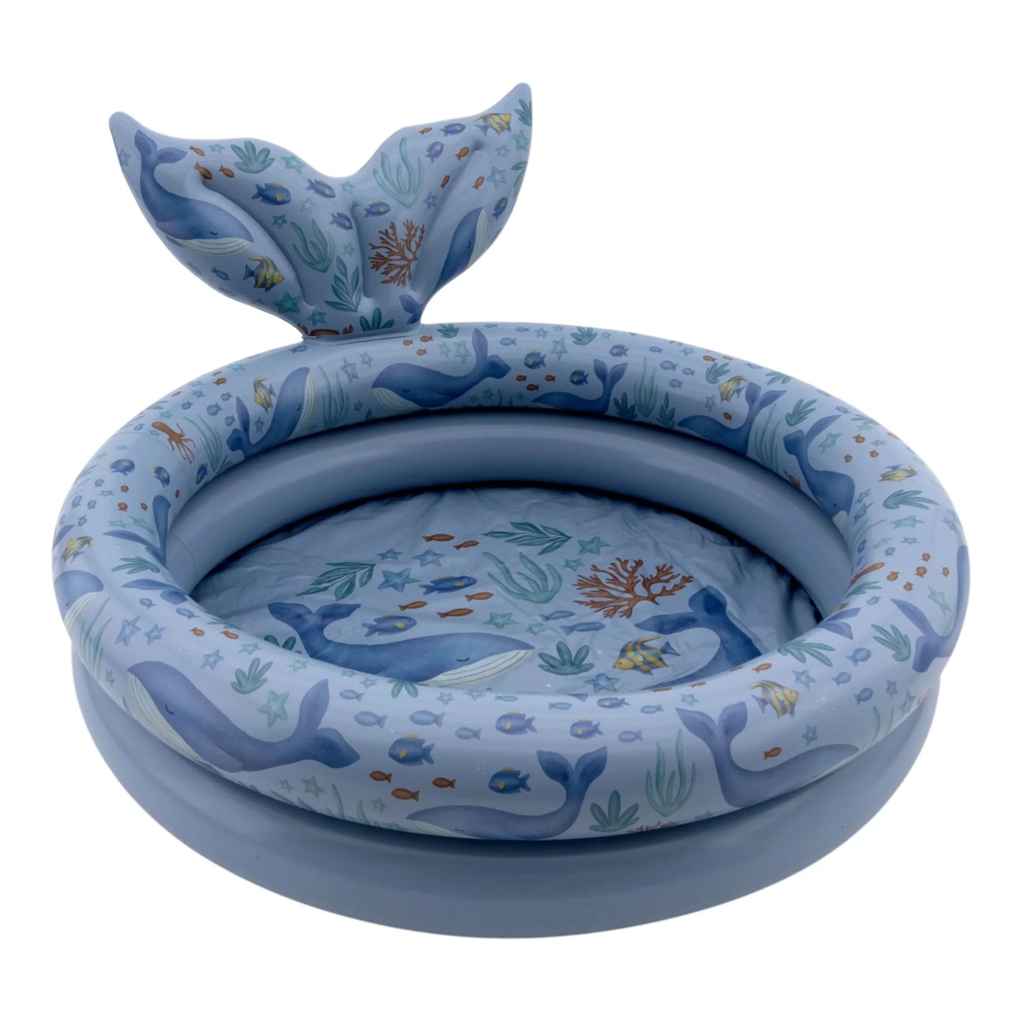 Little Dutch - Piscina Gonfiabile Sirena Ocean World Blu 80 cm - 2+