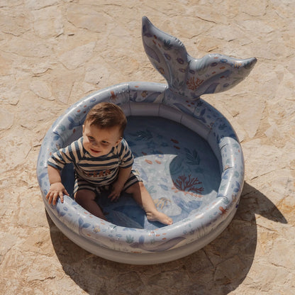 Little Dutch - Piscina Gonfiabile Sirena Ocean World Blu 80 cm - 2+