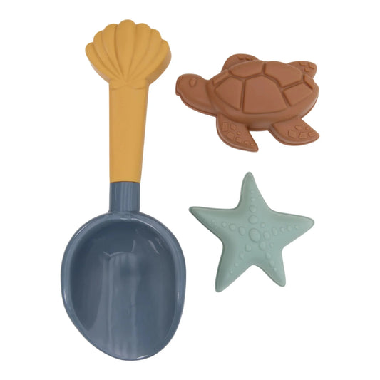 Little Dutch - Set Mare con Paletta e Formine Ocean World Blu