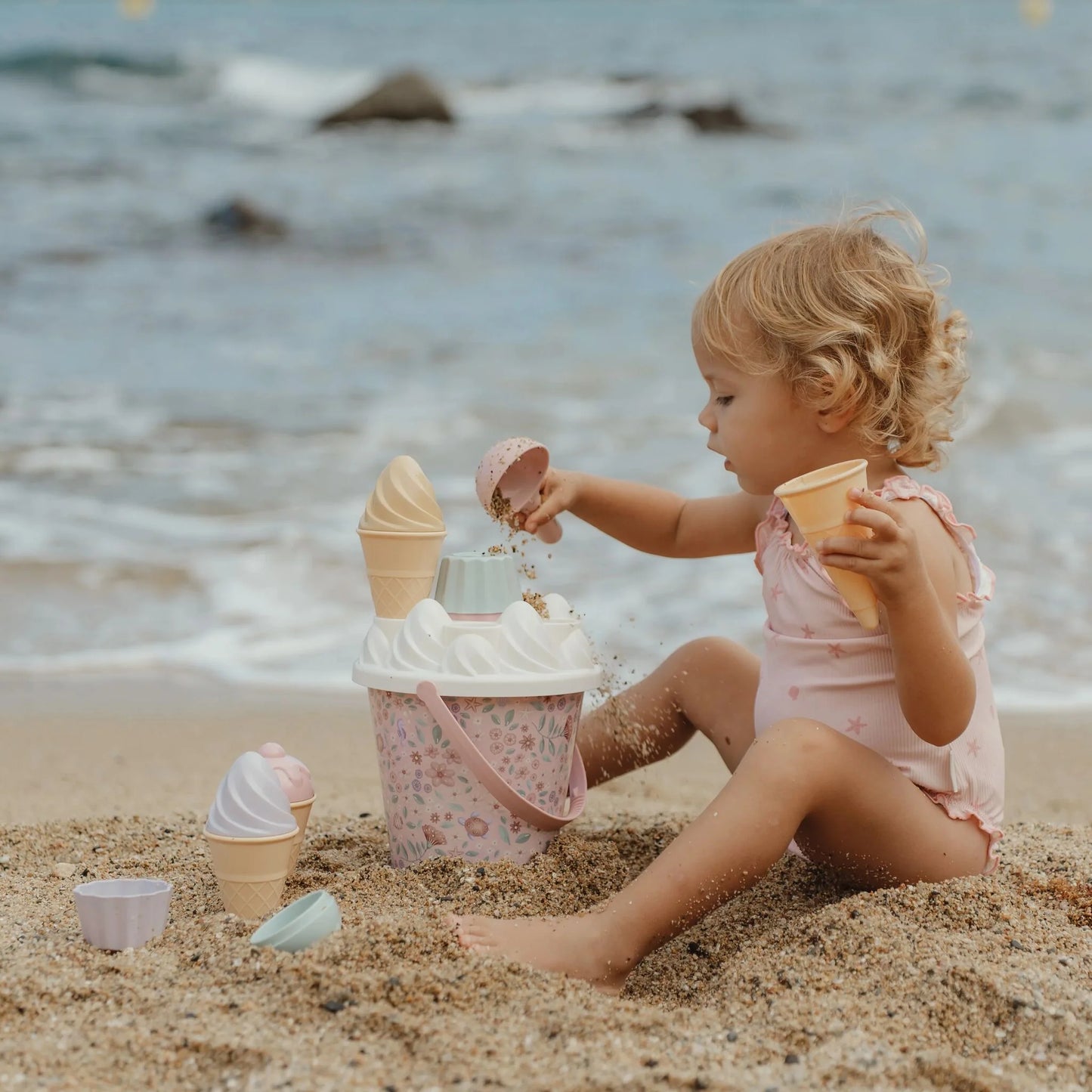Little Dutch - Secchiello - Set Gelati da Spiaggia Dreamy Mermaid  - 14 pezzi
