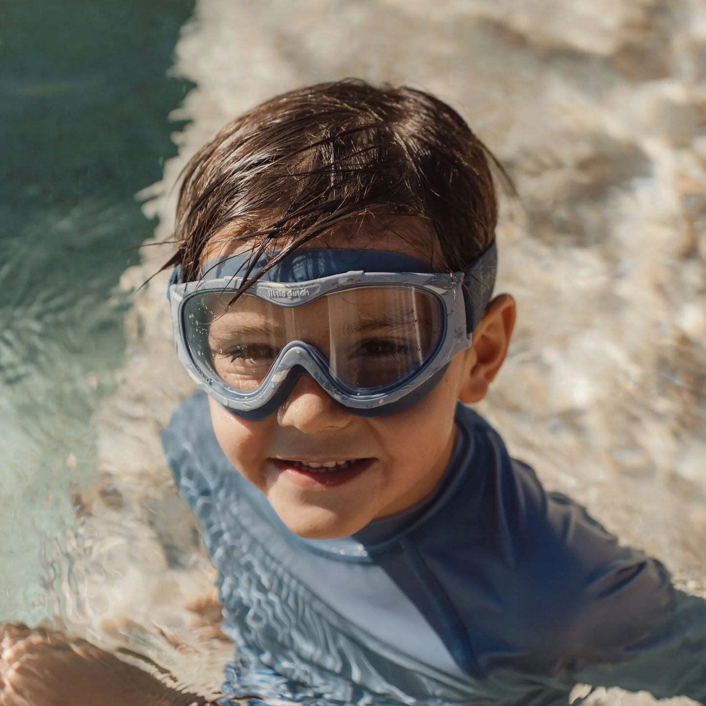 Little Dutch Maschera da Nuoto Bambini Blu Ocean World