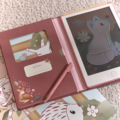 Little Dutch – Tablet "Tavoletta da Disegno LCD" Rosa – Fairy Garden