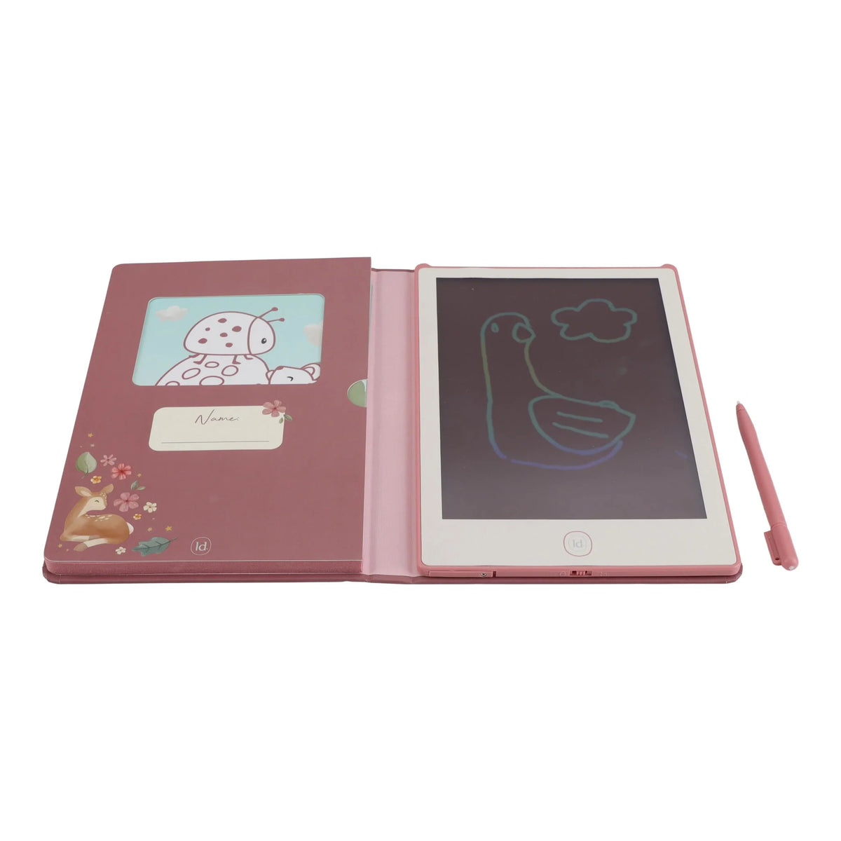 Little Dutch – Tablet "Tavoletta da Disegno LCD" Rosa – Fairy Garden