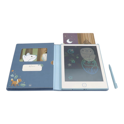 Little Dutch – Tablet "Tavoletta da Disegno LCD" BLU Forest Friends
