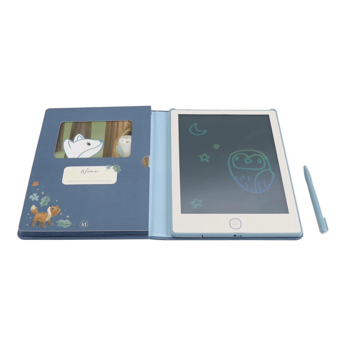 Little Dutch – Tablet "Tavoletta da Disegno LCD" BLU Forest Friends