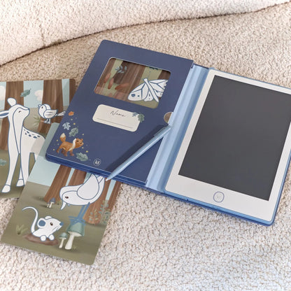 Little Dutch – Tablet "Tavoletta da Disegno LCD" BLU Forest Friends