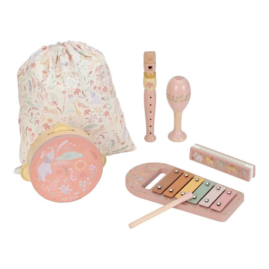 Little Dutch Set Strumenti Musicali Bambini Safari Friends – 5 Pezzi ROSA