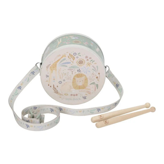 Little Dutch Tamburo Musicale Safari Friends – Green