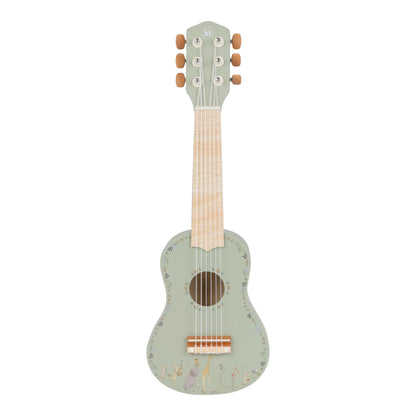 Little Dutch  Chitarra in Legno Verde – Safari Friends 3+