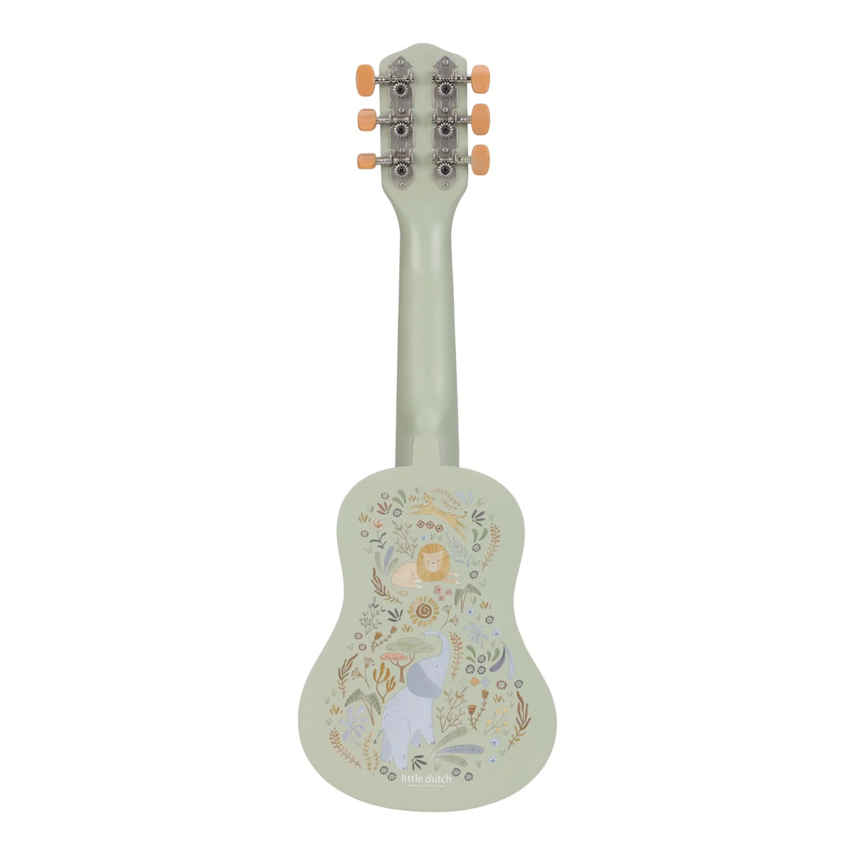 Little Dutch  Chitarra in Legno Verde – Safari Friends 3+