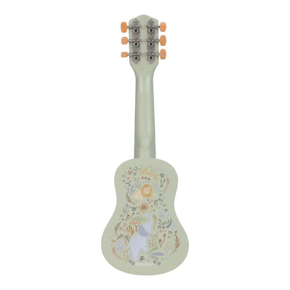 Little Dutch  Chitarra in Legno Verde – Safari Friends 3+