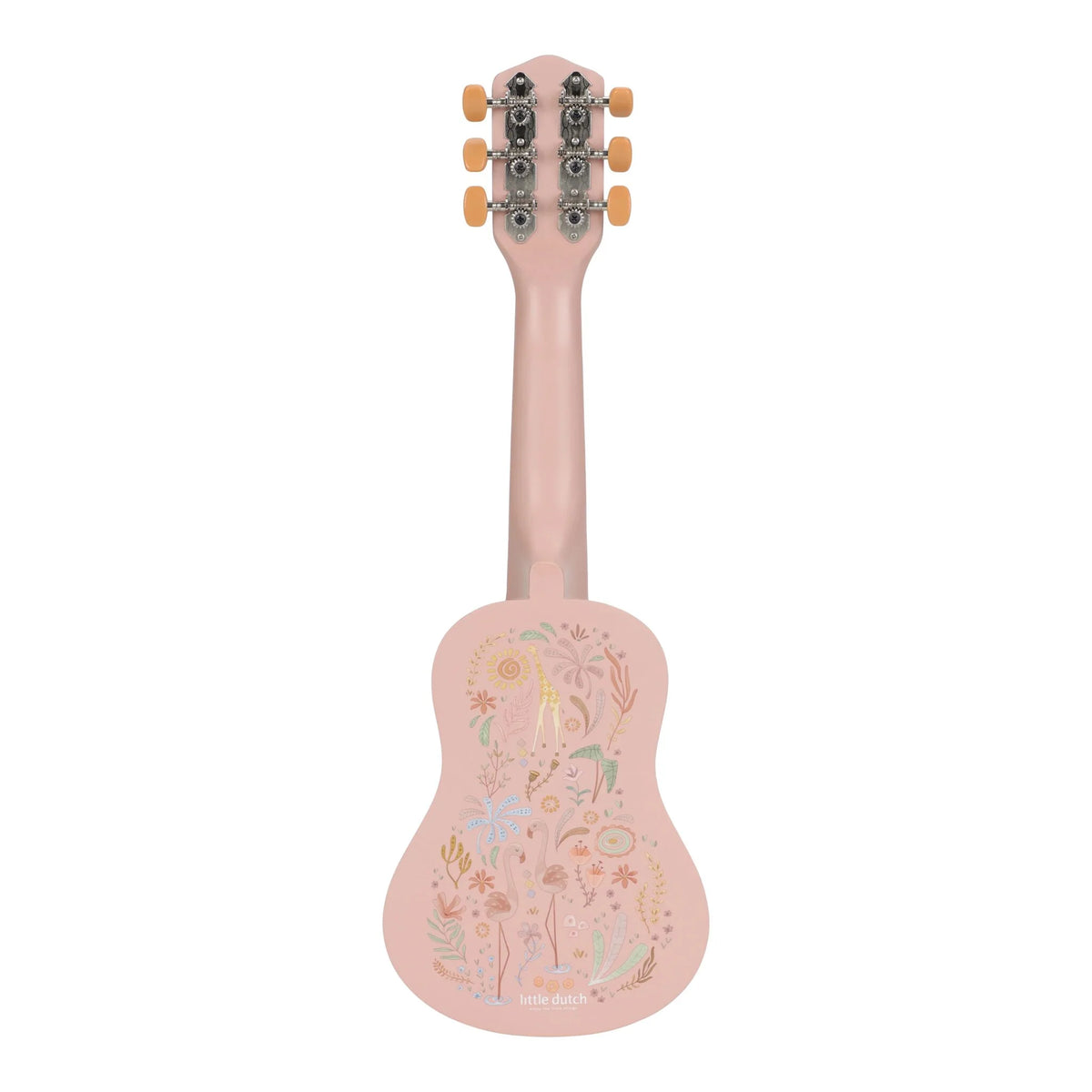 Little Dutch  Chitarra in Legno Rosa – Safari Friends 3+
