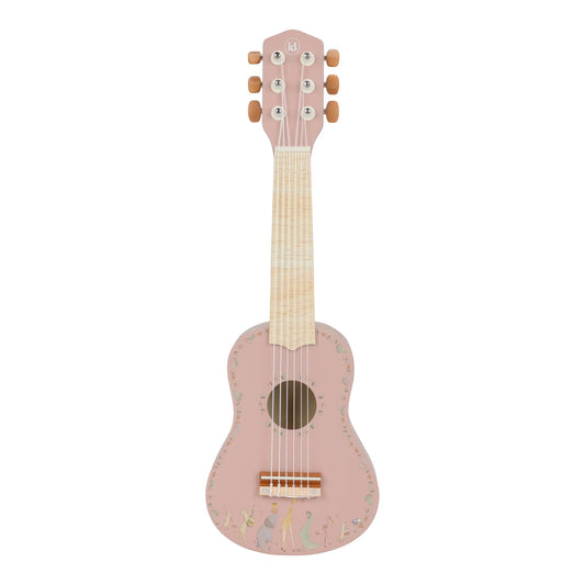 Little Dutch  Chitarra in Legno Rosa – Safari Friends 3+