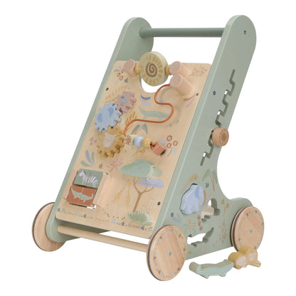 Little Dutch – Carrellino Primi Passi Multiattività Safari Friends Verde