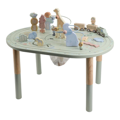 Little Dutch – Tavolo Multiattività XL in Legno Safari Friends Verde