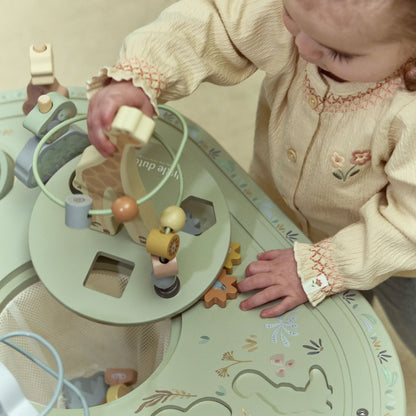 Little Dutch – Tavolo Multiattività XL in Legno Safari Friends Verde