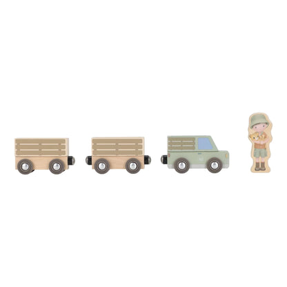 Little Dutch – Tavolo Attività XL in Legno Safari Friends Verde