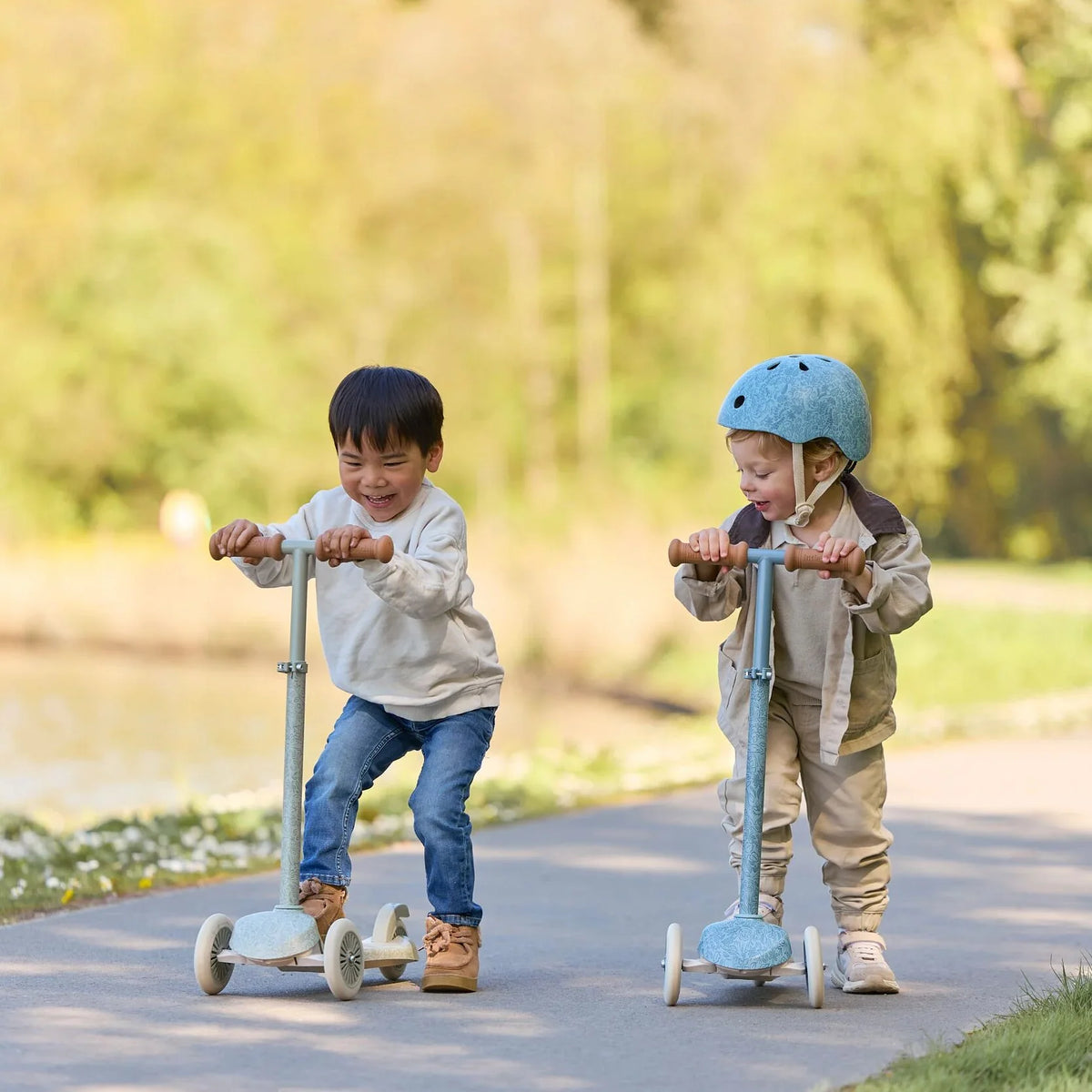 Little Dutch – Monopattino 3 Ruote Bambini Green Safari Wonders