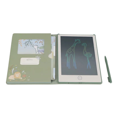 Little Dutch – Tablet "Tavoletta da Disegno LCD" Verde Safari Friends