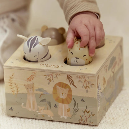 Little Dutch Wooden Pop-Up Safari Friends – Green