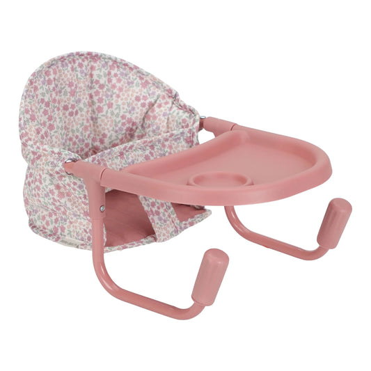Little Dutch Seggiolone da Tavolo per Bambole – Rosa a Fiori