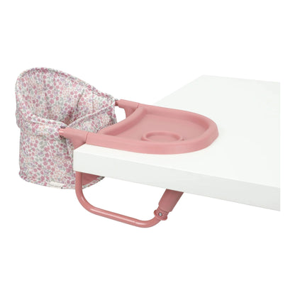 Little Dutch Seggiolone da Tavolo per Bambole – Rosa a Fiori