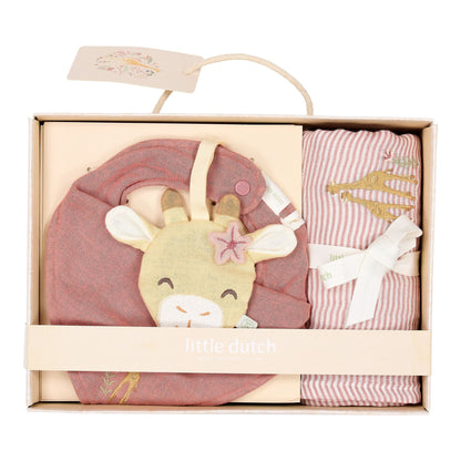 Little Dutch Gift Box Giraffa Rosa – Safari Friends