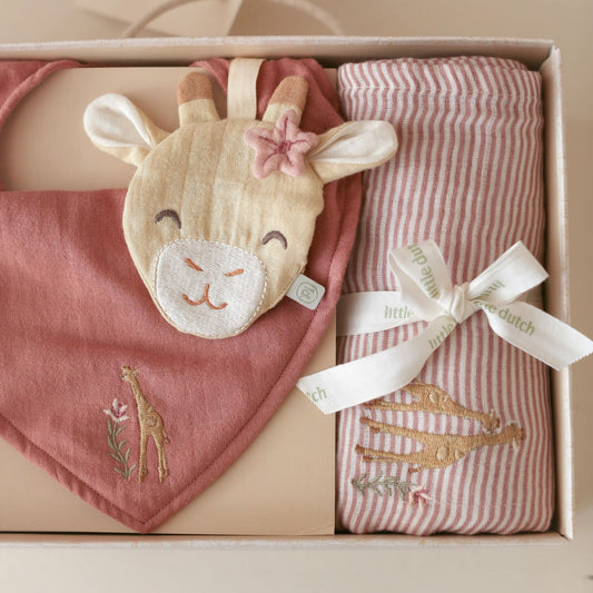 Little Dutch Gift Box Giraffa Rosa – Safari Friends
