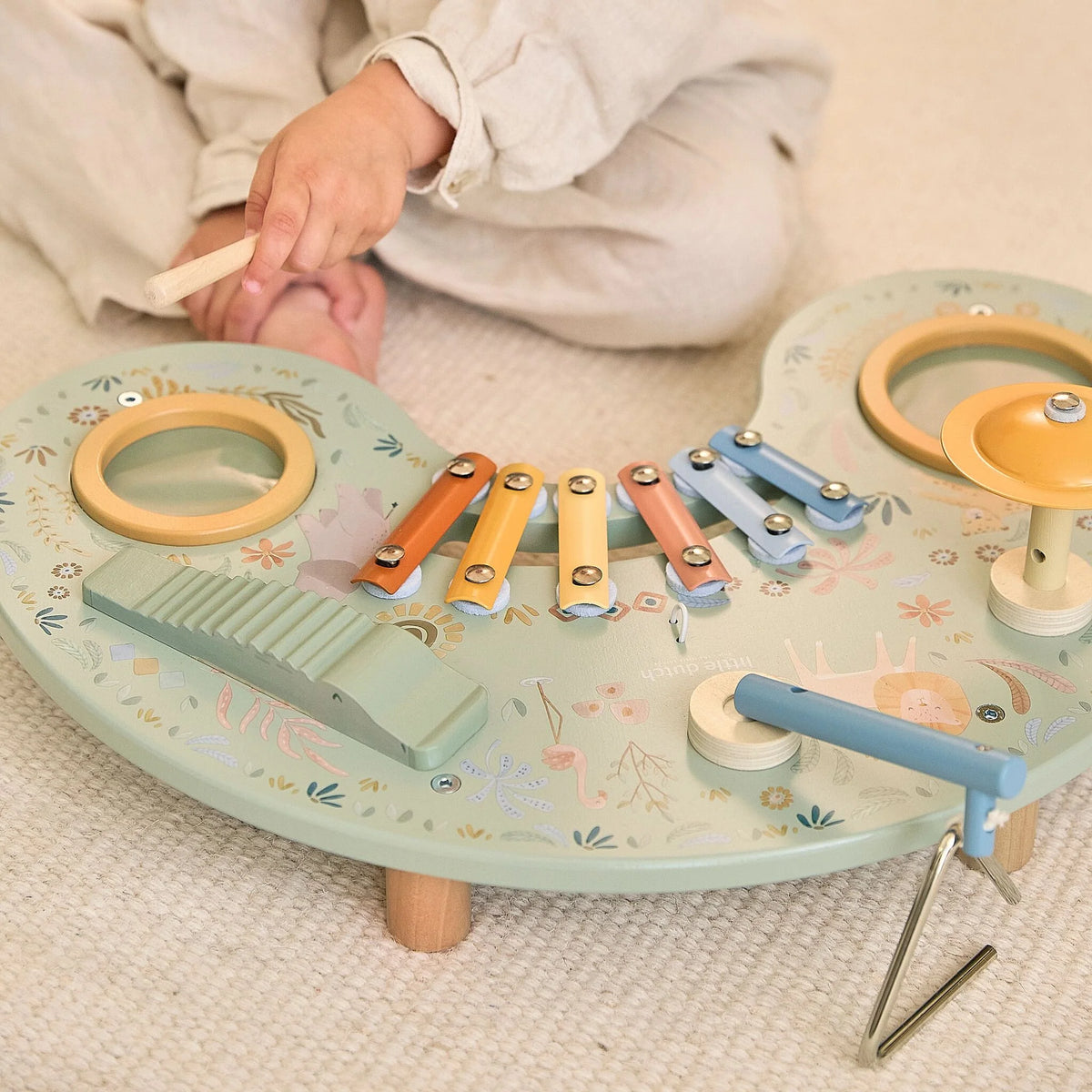 Little Dutch – Tavolo Musicale in Legno Safari Friends