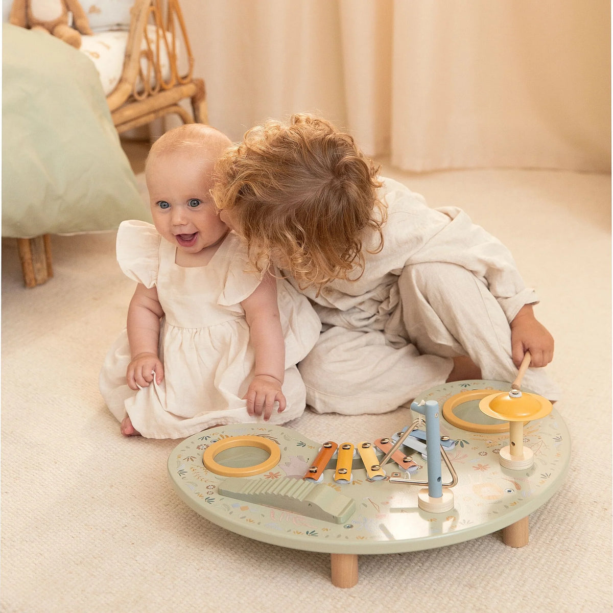 Little Dutch – Tavolo Musicale in Legno Safari Friends