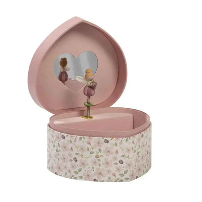 Portagioie musicale Little Dutch Fairy Garden rosa con fatina