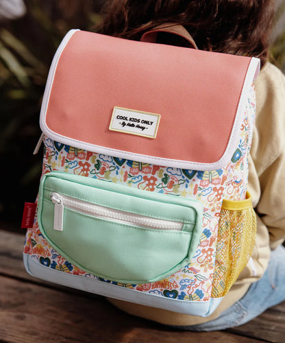 Zaino Hello Hossy Happiness – 2 Misure (2–5 anni e 6+ anni) | Colorato, Pratico, Sostenibile