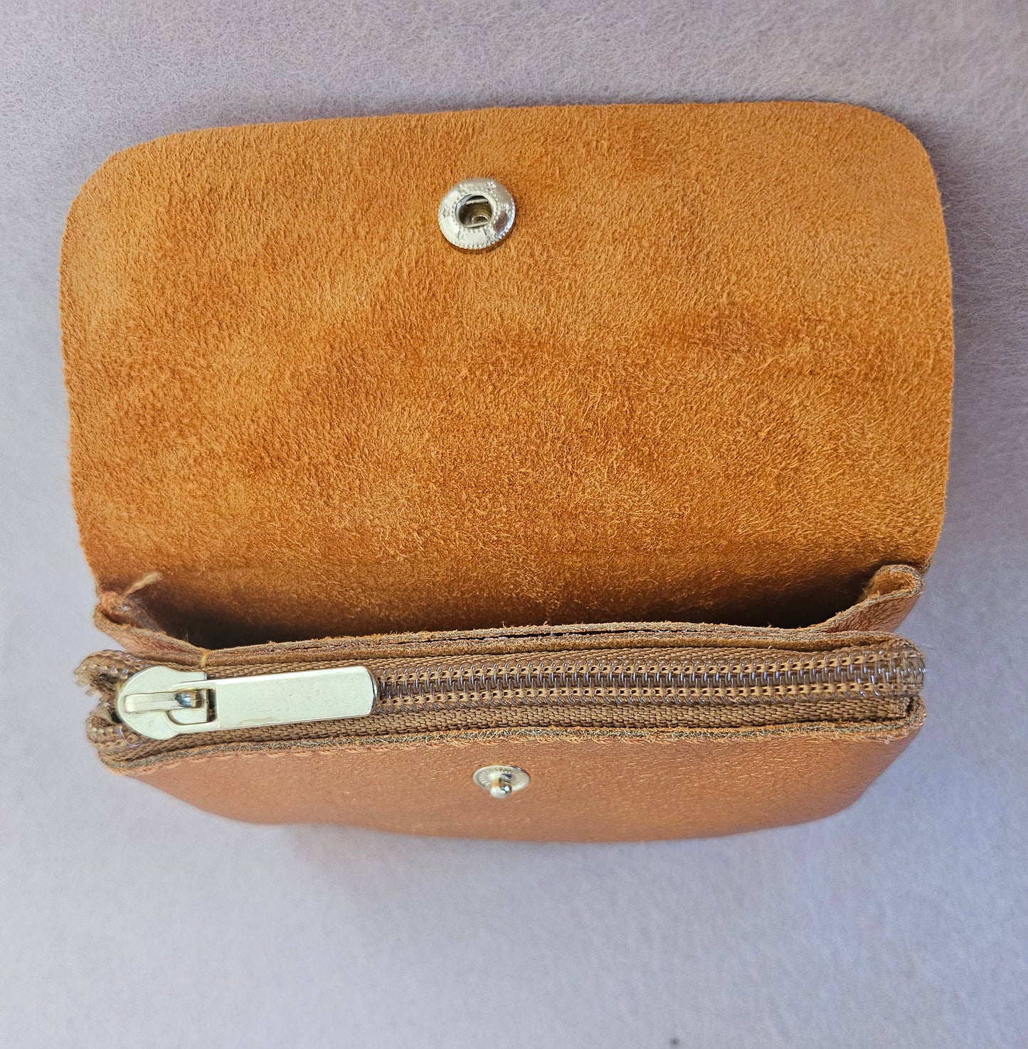 Metallic leather Kangoo wallet: Turquoise