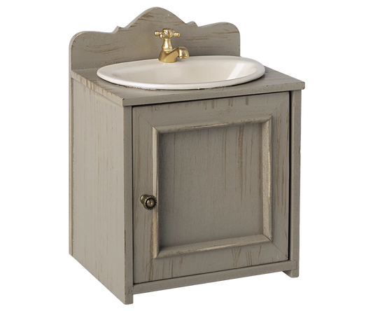 Lavabo in miniatura Maileg - legno e metallo - Apple Pie