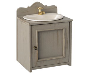 Lavabo in miniatura - legno e metallo - Apple Pie