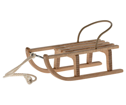 Maileg seggiolone bianco in legno per baby topolini
