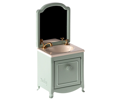 Maileg Mobile bagno con specchio - Verde Menta - Apple Pie