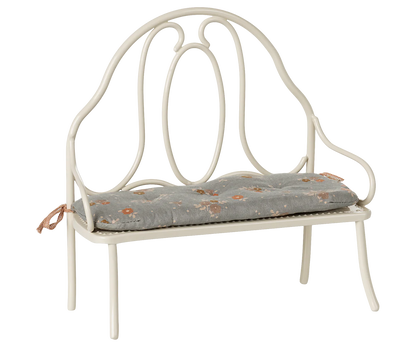 Maileg Panchina vintage, Miniatura - Bianco - Apple Pie