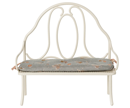 Maileg Panchina vintage, Miniatura - Bianco - Apple Pie